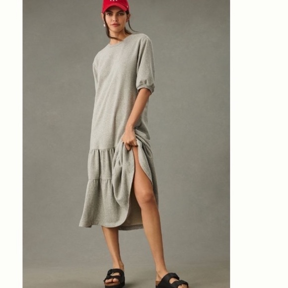 Daily Practice by Anthropologie Tiered Lounge Dress - Picture 4 of 8